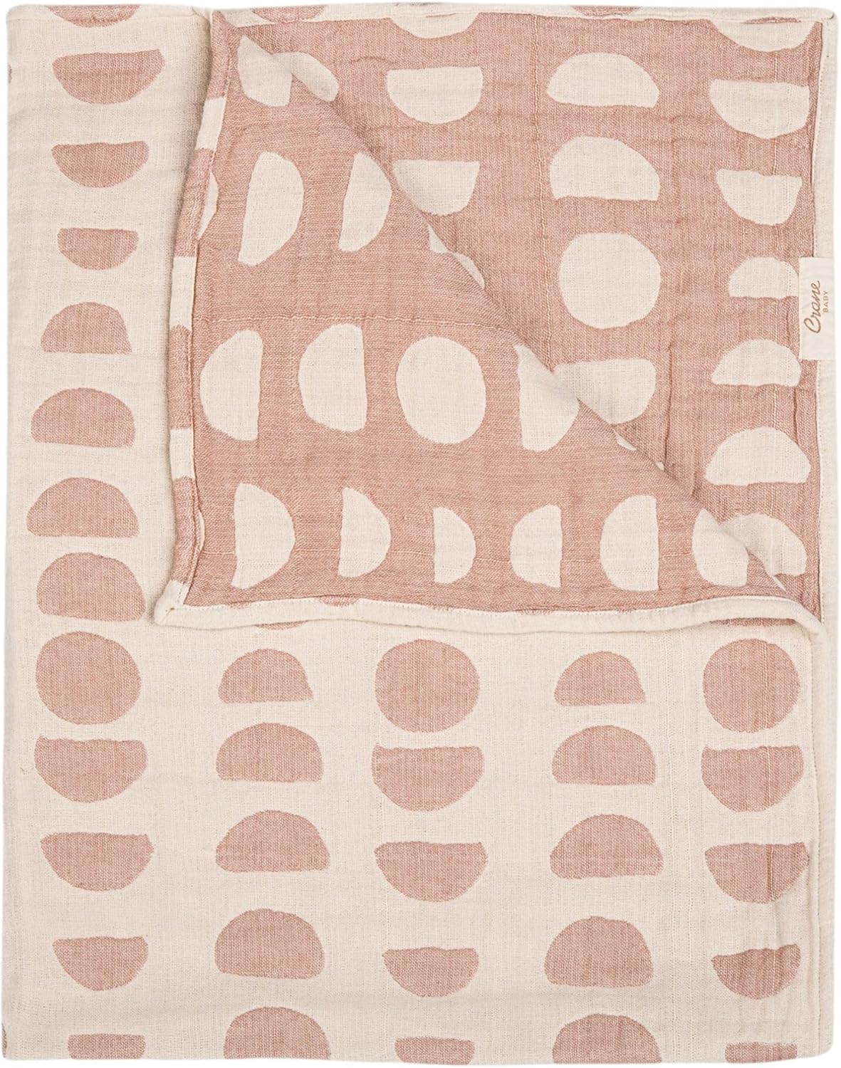 Crane Baby Moon Phase Cotton Blanket 30x40