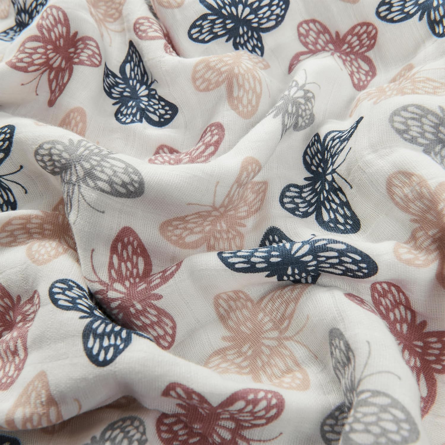 ZPECC 47x47 Inches Thicker Muslin Toddler Blanket