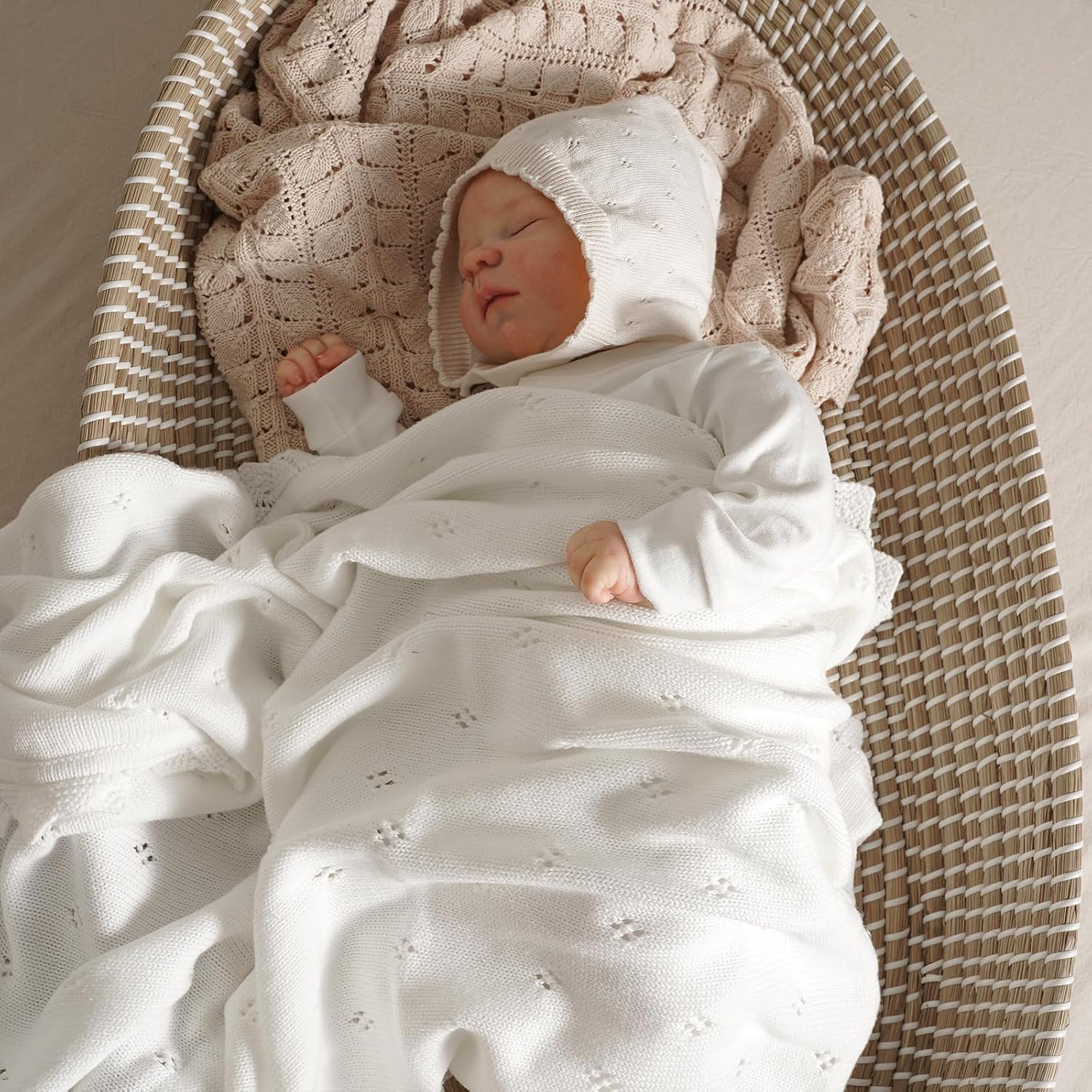 Mimixiong Soft Cotton Swaddling Blanket 30x40 Inch