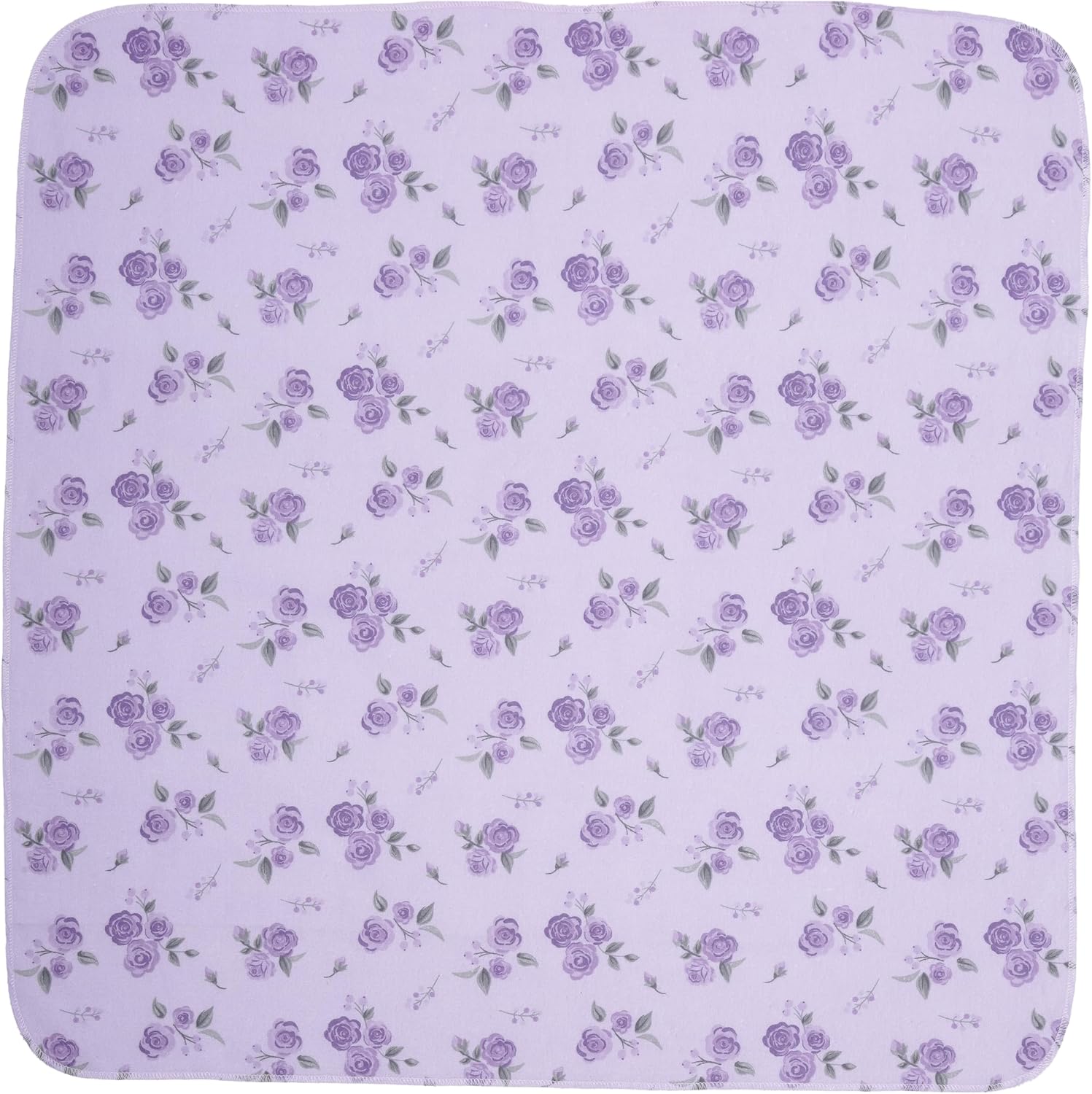 EVERYDAY KIDS Soft Flannel Swaddle Blanket Set for Newborn Baby Girls