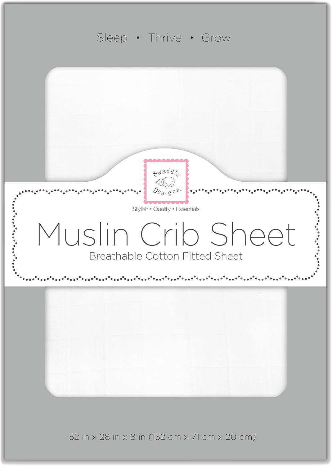 SwaddleDesigns Softest Cotton Muslin Swaddling Blanket