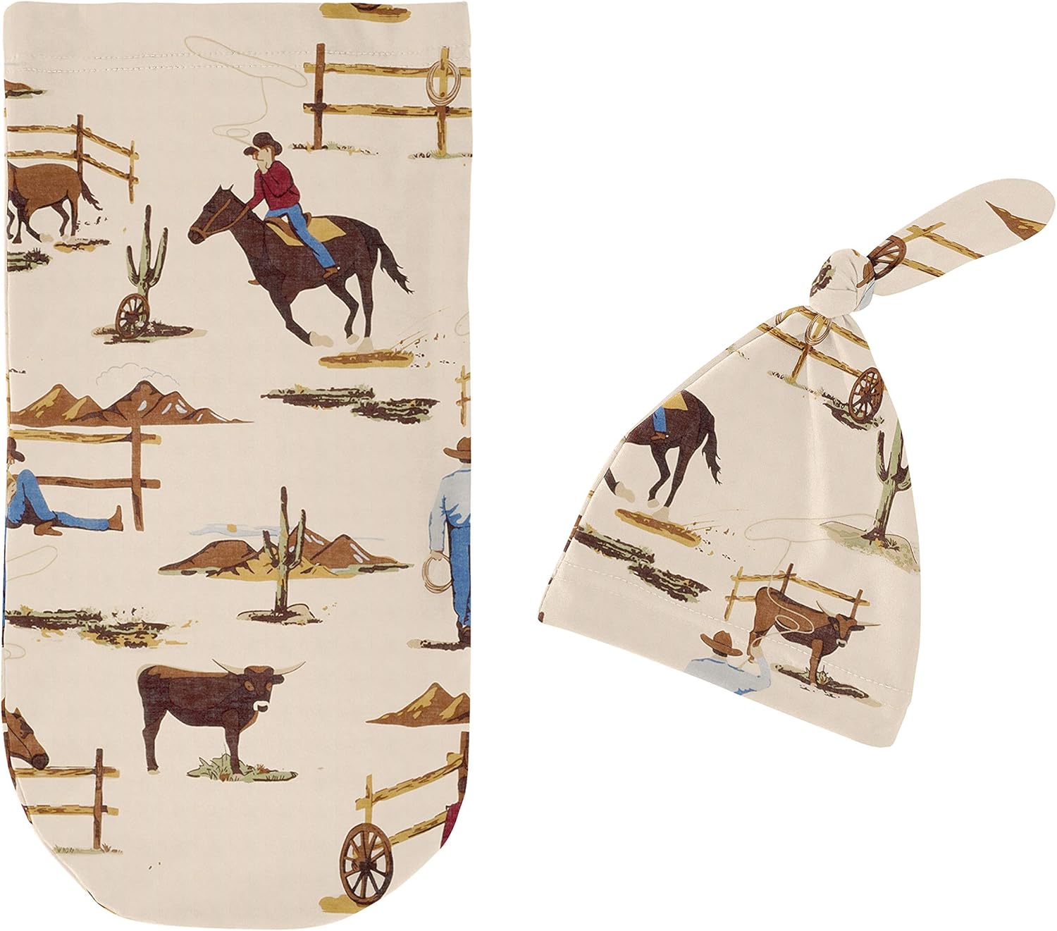 Sweet Jojo Designs Wild West Baby Sleep Sack and Beanie Hat 2pc Set