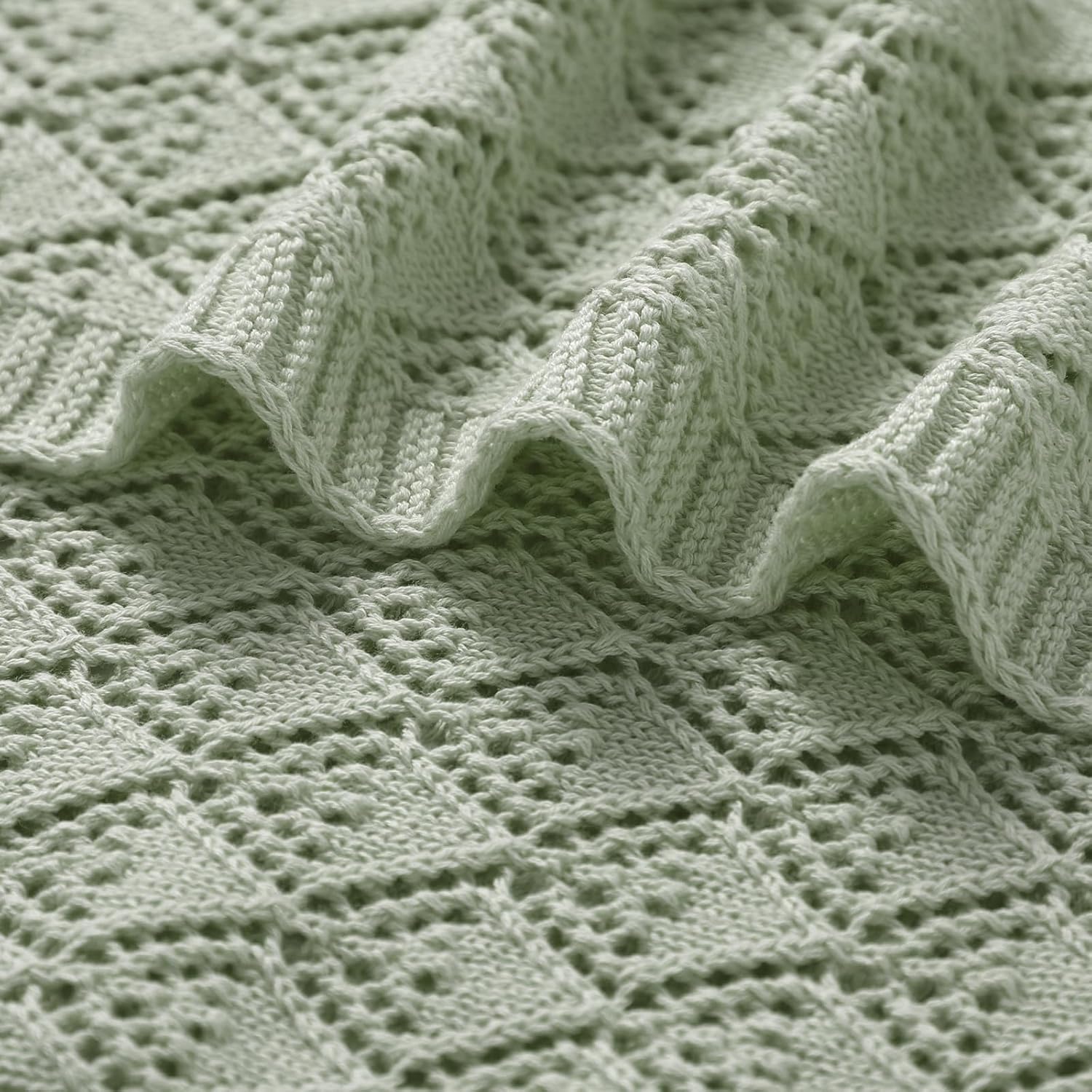 Neiwech 40x30 Inch Cotton Swaddle Blanket for Newborns