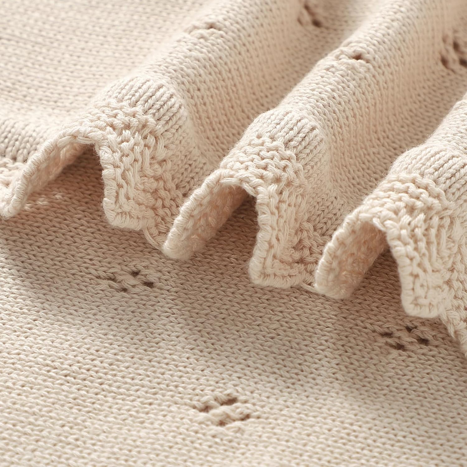 Mimixiong 30x40 Inch Oatmeal Cotton Swaddling Blanket
