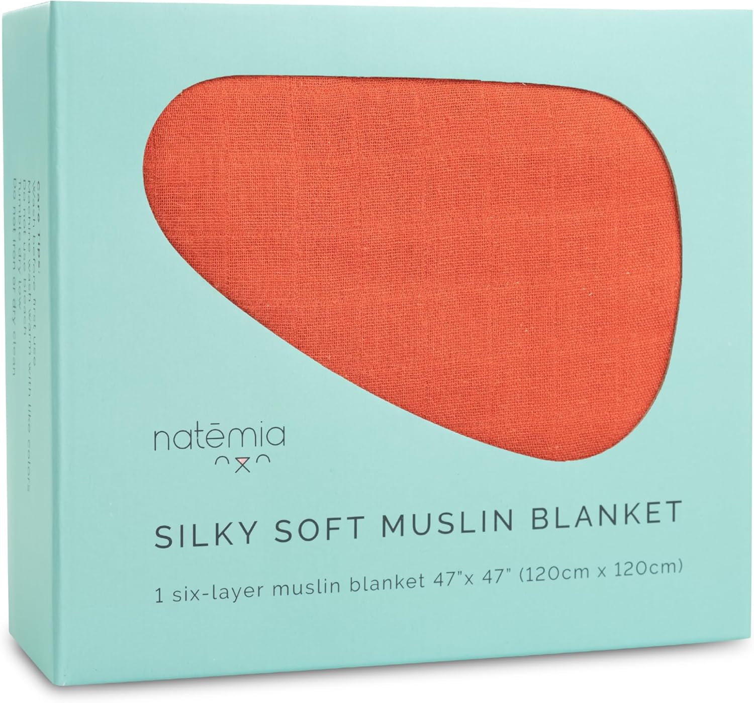 Natemia Muslin Blanket - Organic 47x47 Unisex