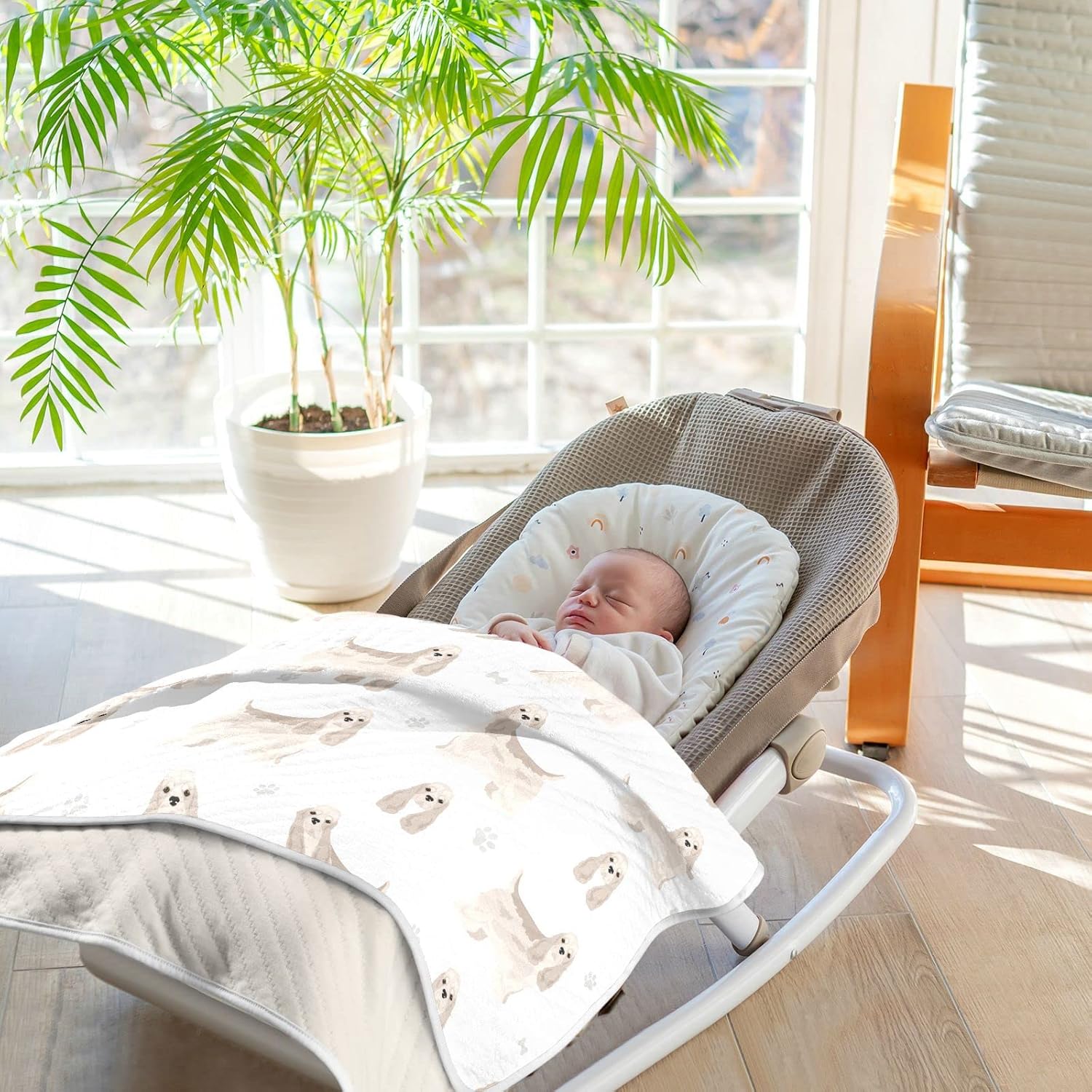 American Cocker Spaniel Swaddle Blanket for Infants 30x40 Inches