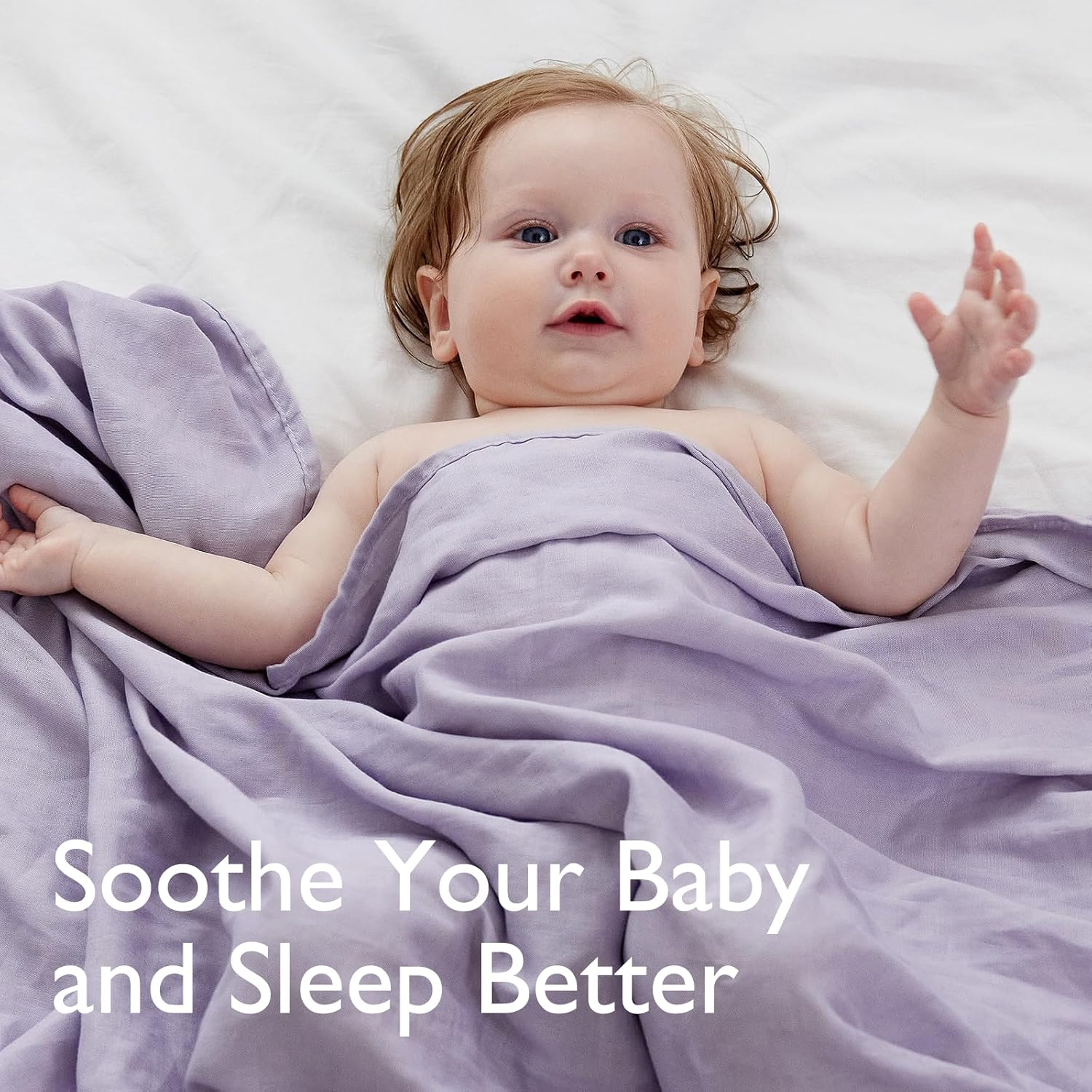 Momcozy Soft Muslin Swaddle Blankets 2 Pack