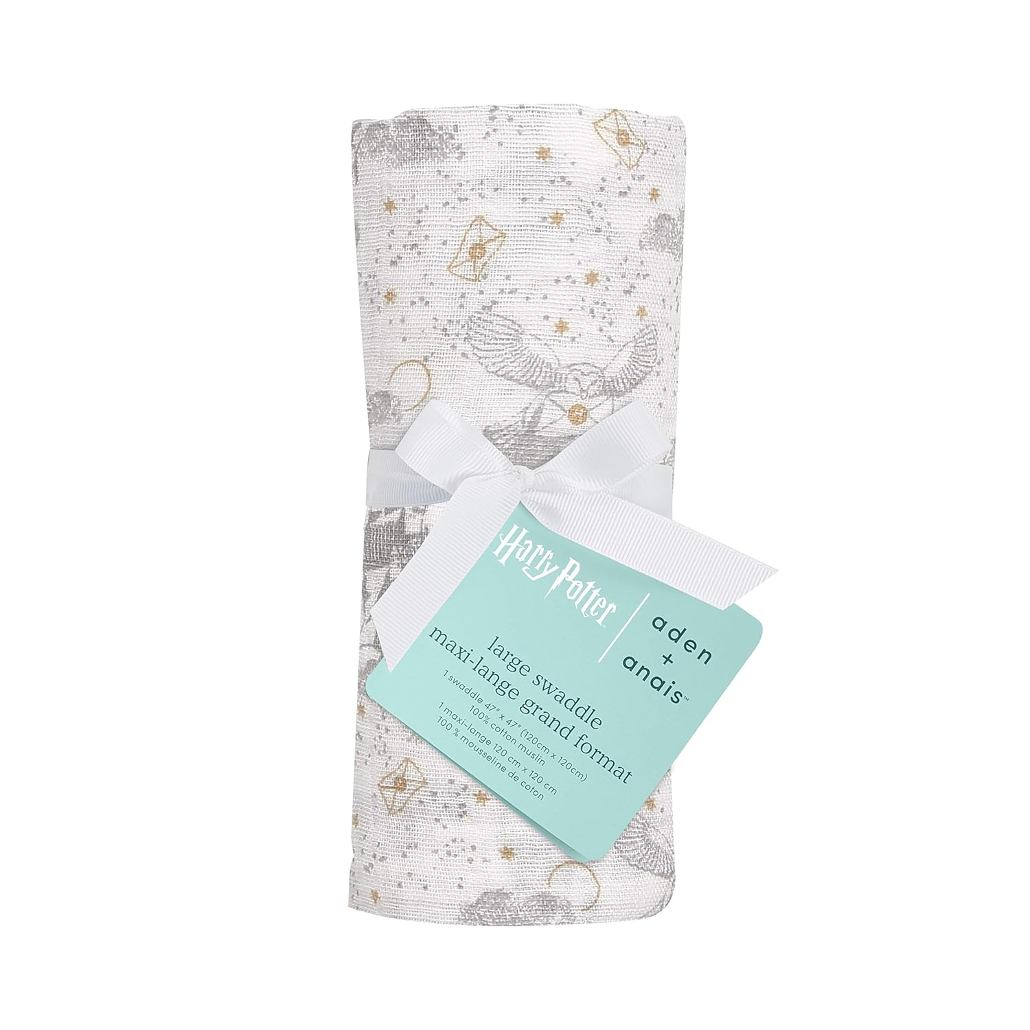 aden anais Harry Potter Swaddle Blanket - 47x47 Muslin Blanket
