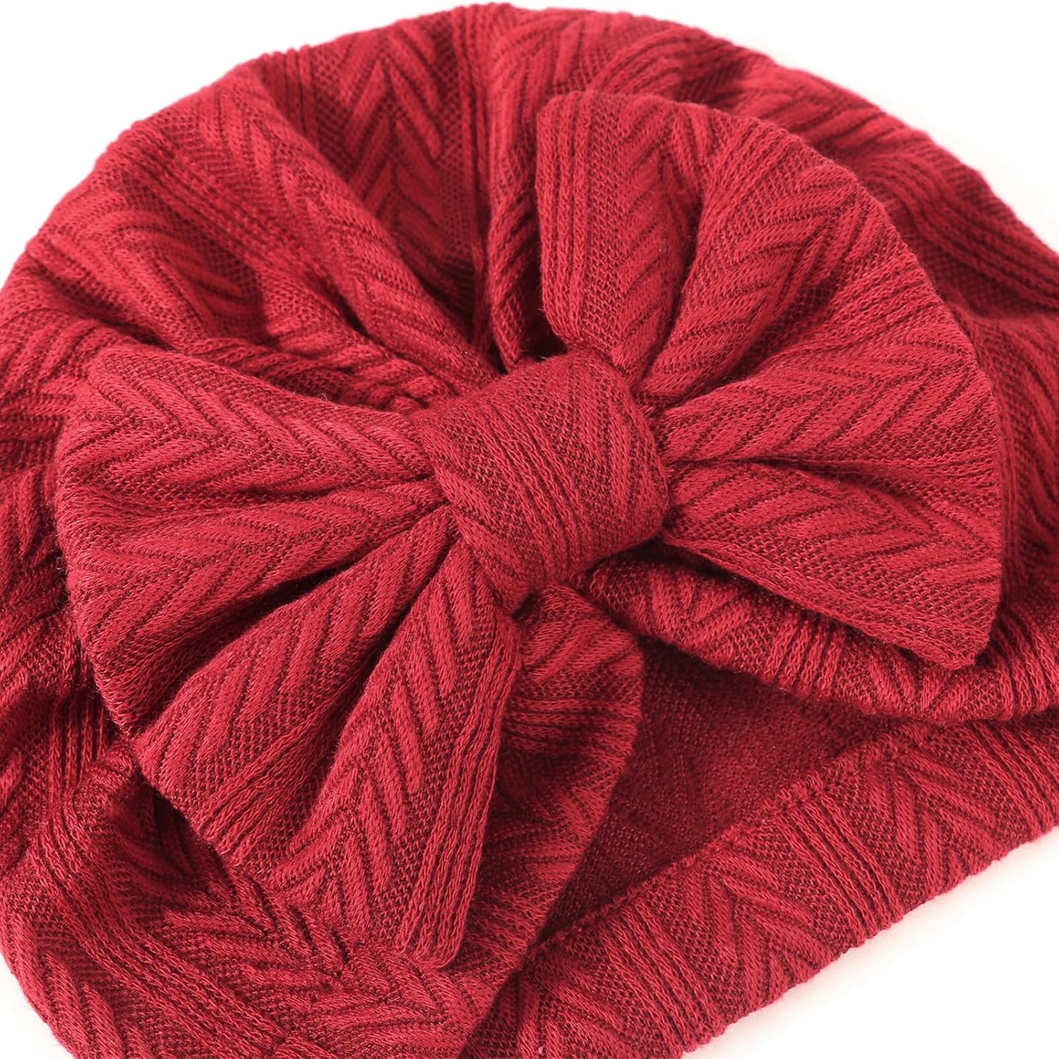 Dreshow Bqubo Swaddling Blanket Set with Bow Hat and Headband