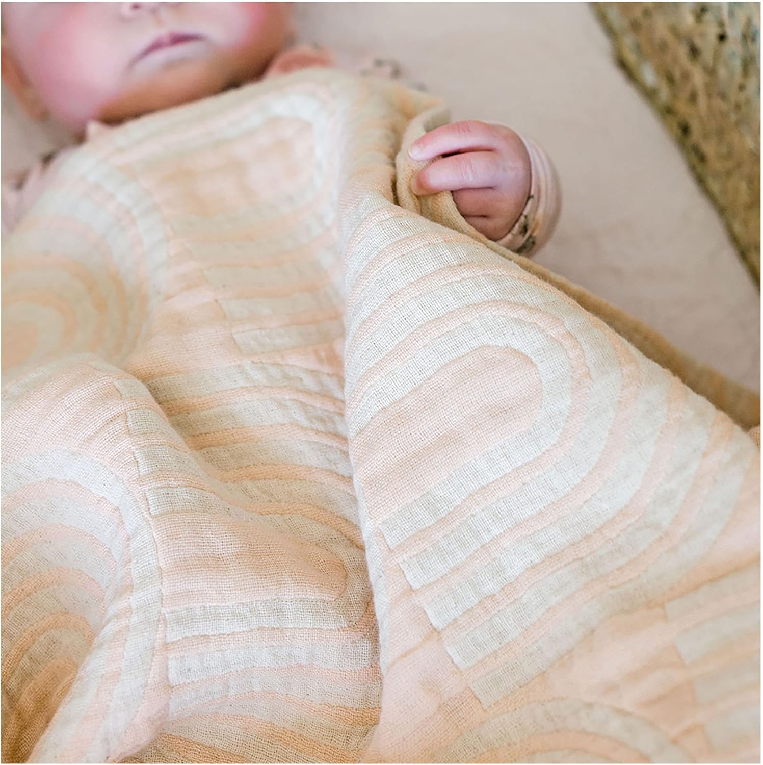 Crane Baby Rainbow Blanket 30 x 40