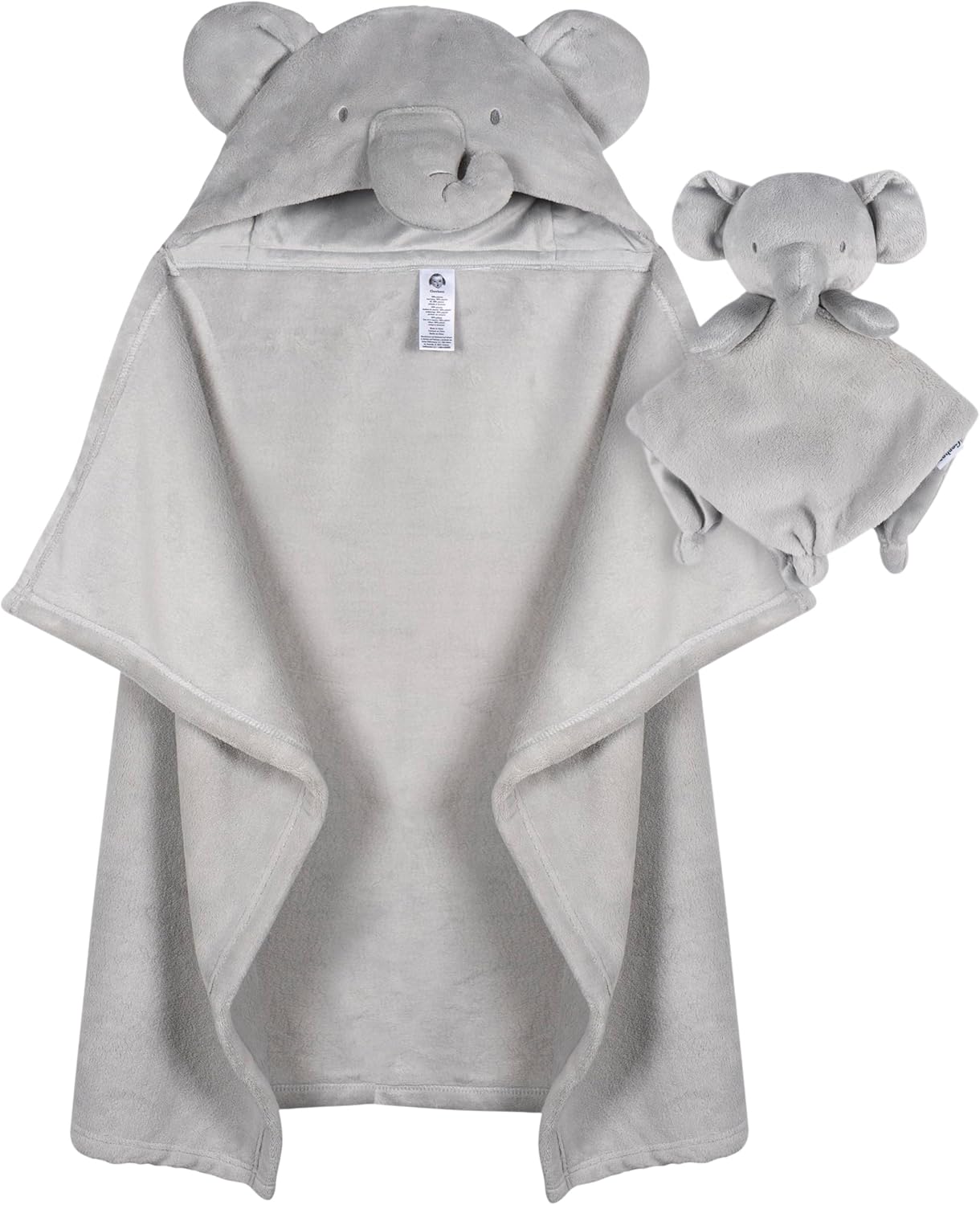 Gerber Baby Hooded Wearable Blanket Set Animals Geos Neutral One Size