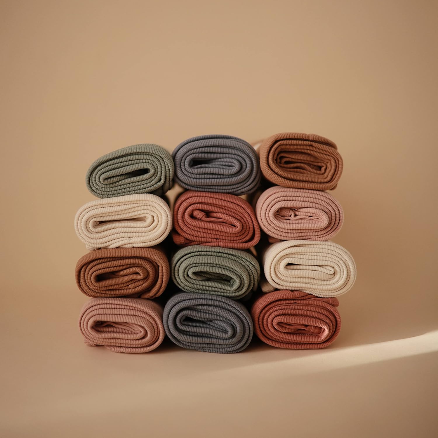 Mushie Extra Soft Baby Blanket - Organic Cotton and Elastane Ribbed Receiving Blanket