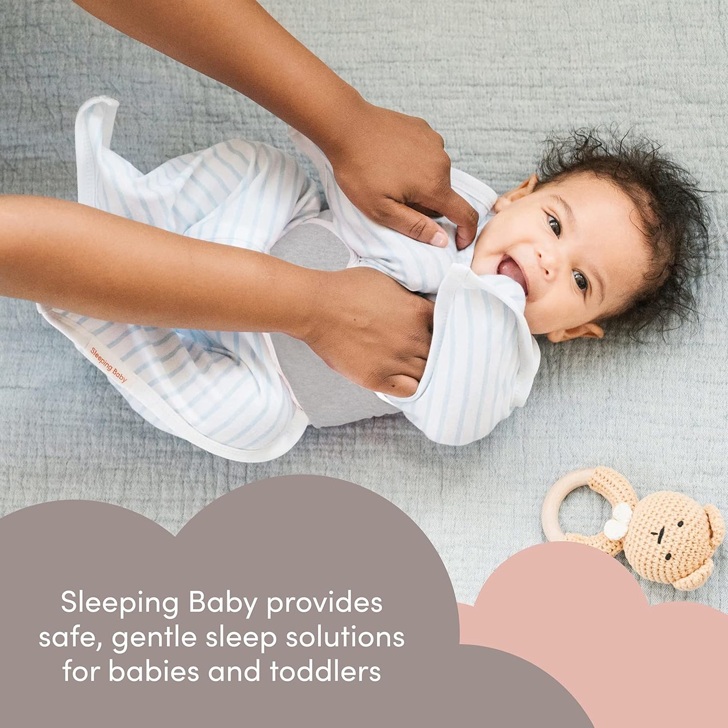 SleepingBaby Zipadee-Zip Transition Swaddle and Snuggle Strap Set