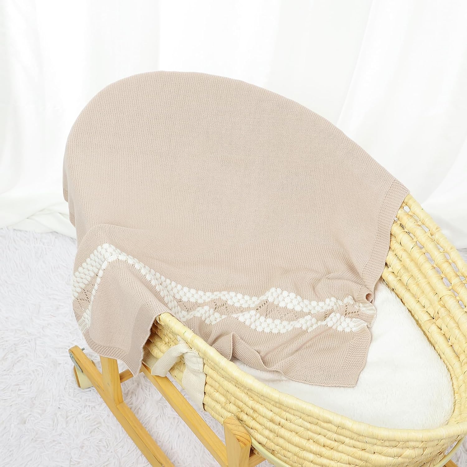 Mimixiong 100 Cotton Baby Blanket 40x30 Inch 1