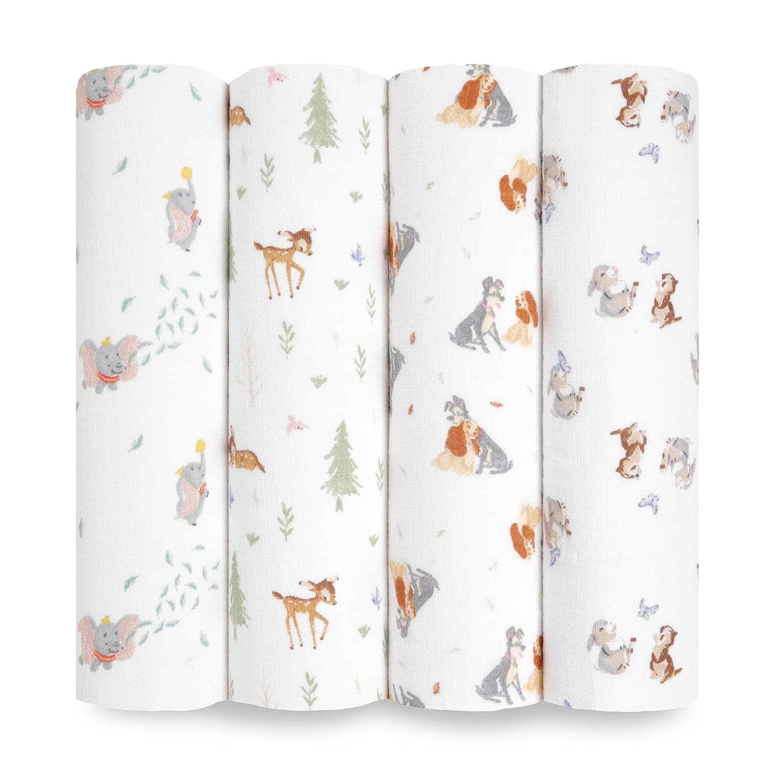 aden anais Disney Baby Muslin Swaddle Blankets 4 Pack 1