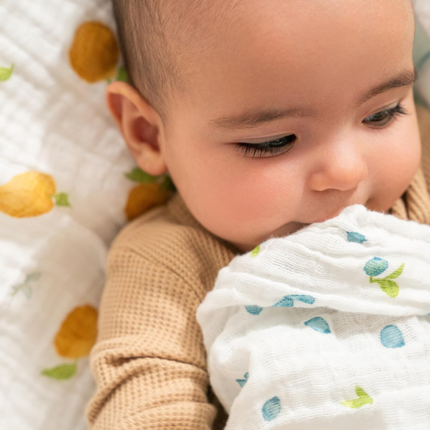 aden anais Organic Cotton Muslin Swaddle 2 Pack - Fresh Fruit