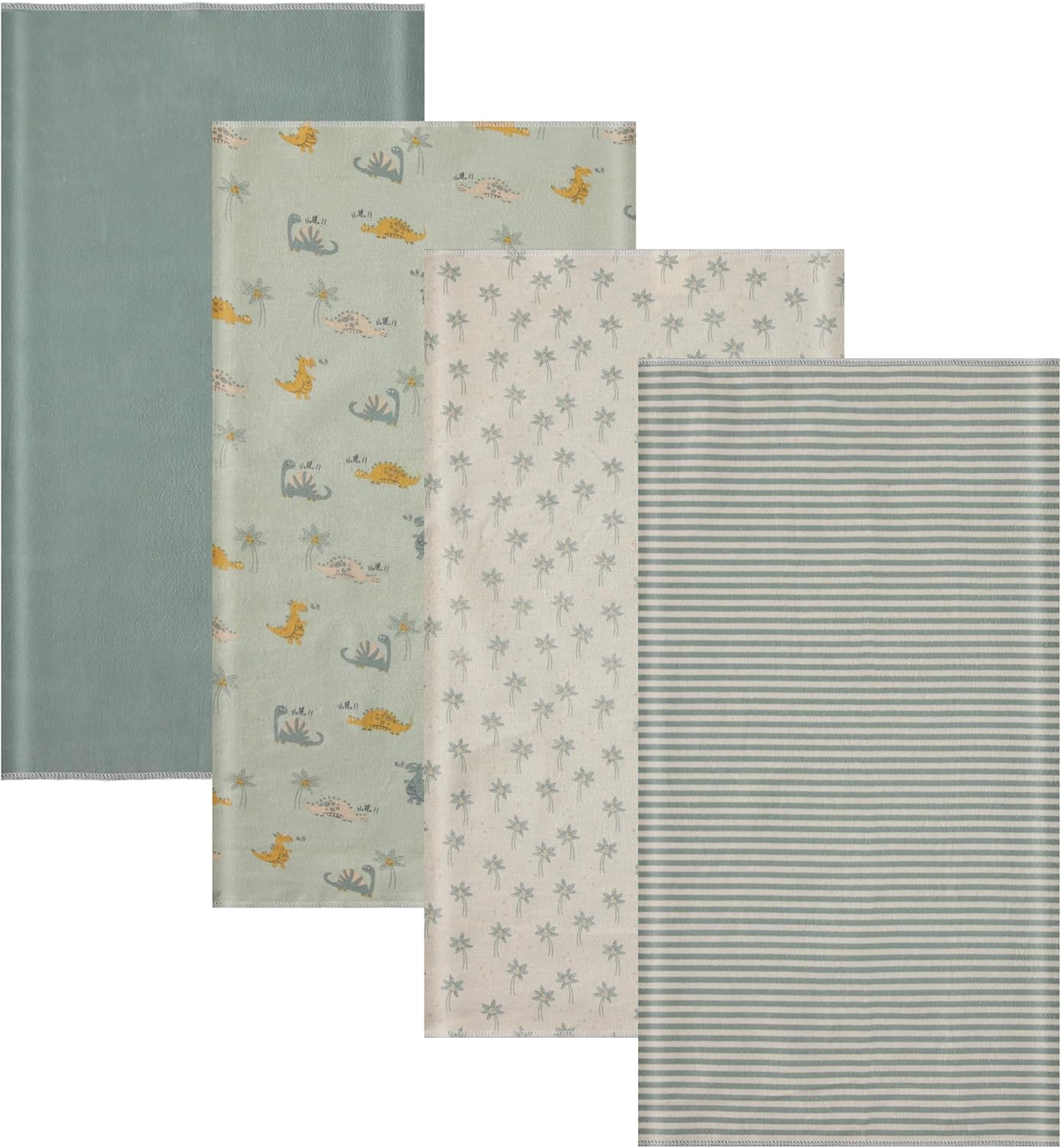 Cudlie 4 Pack Receiving Blankets for Baby Comfort