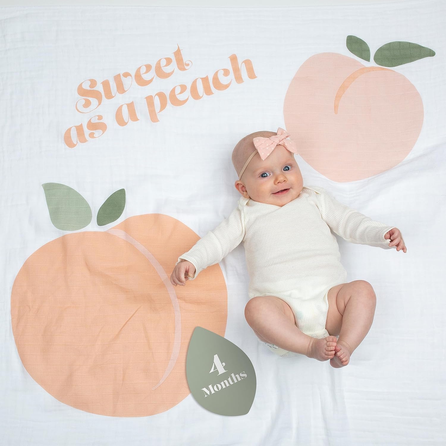 Lulujo Baby Milestone Blanket and Cards Set