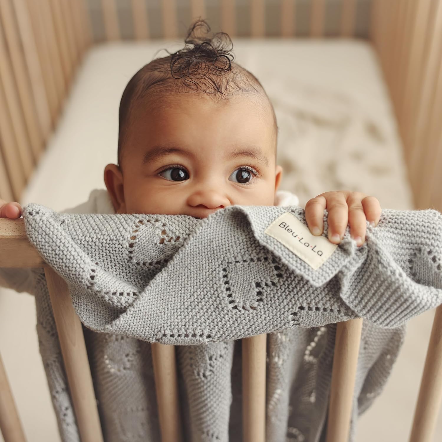 Luxury Cotton Heart Swaddle Blanket for Newborns