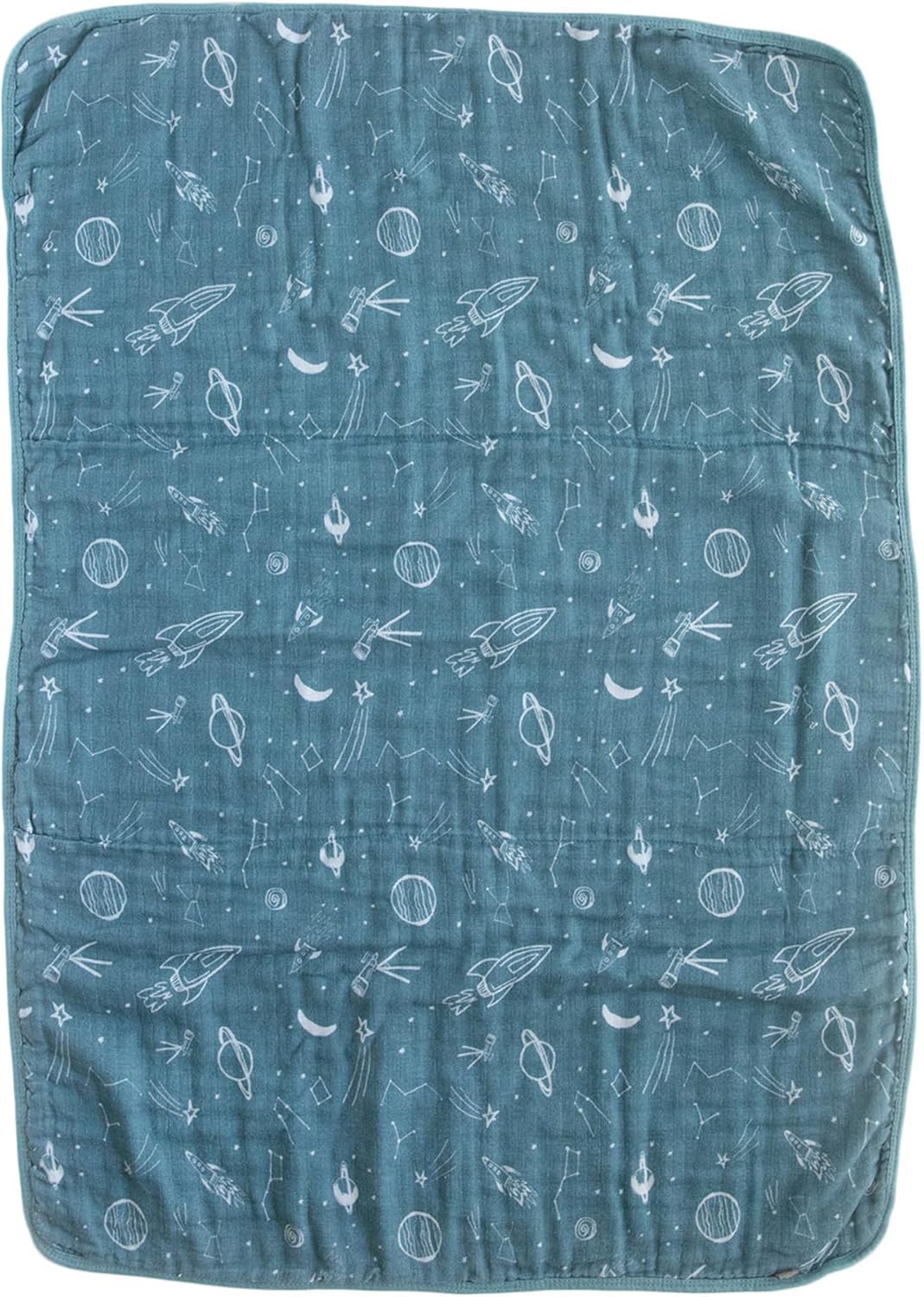 RED ROVR Organic Cotton Muslin Baby Blanket - Star Gaze 30 x 40