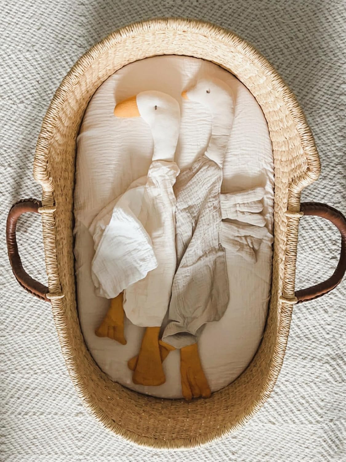 Wimist Baby Lovey Blanket Soft Goose Toy 0-6 Months