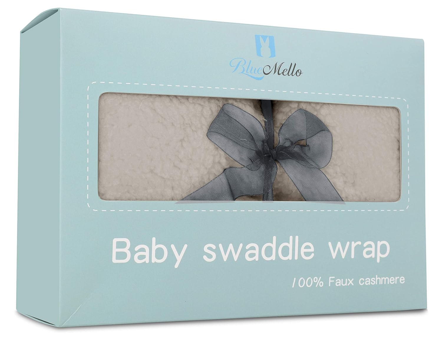 BlueMello Ultra-Soft Swaddle Blanket for Newborns 0-6 Months