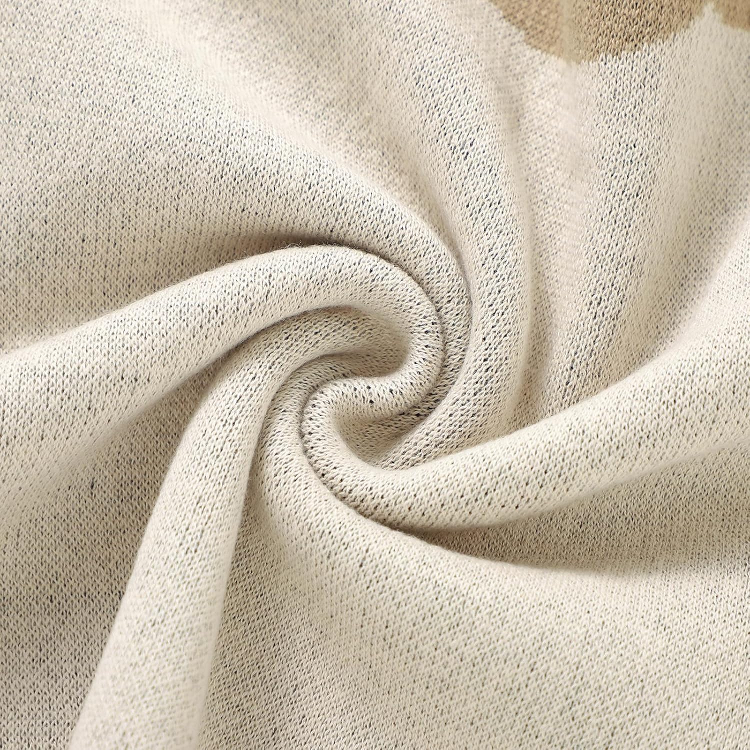 LAWKUL Babby Blanket Cuddly Bear Swaddle 40x30in Beige