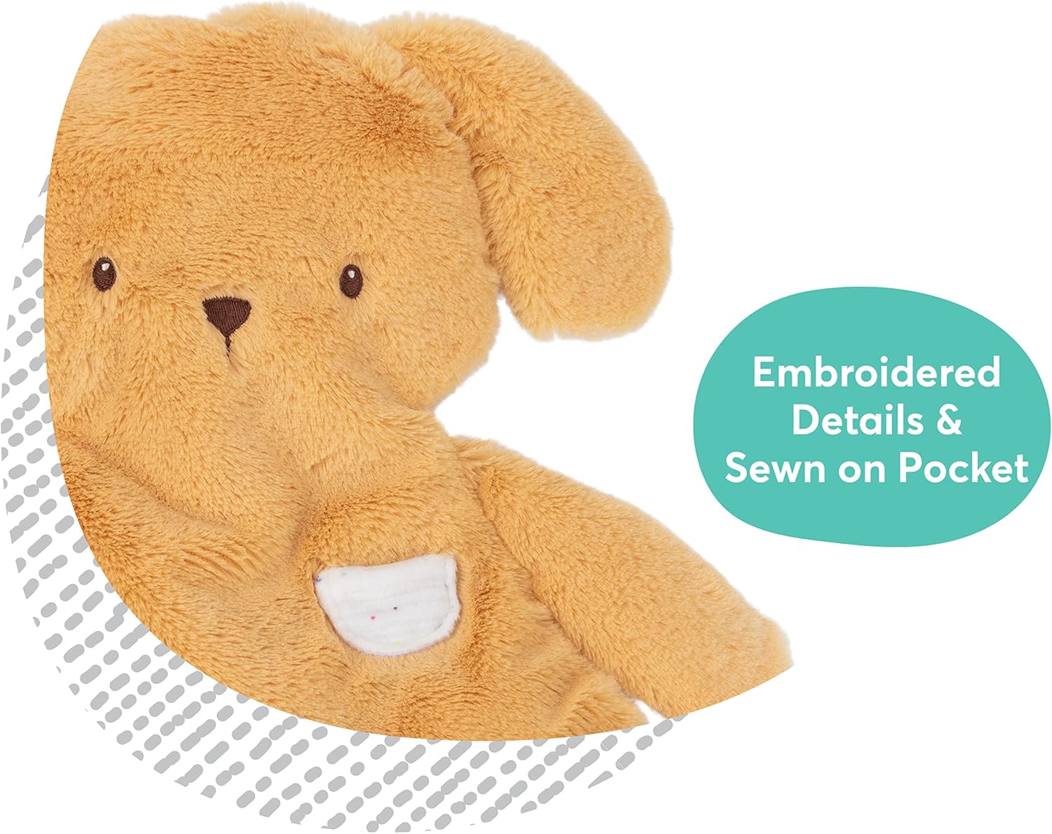 GUND Baby Oh So Snuggly Puppy Lovey Butterscotch Yellow