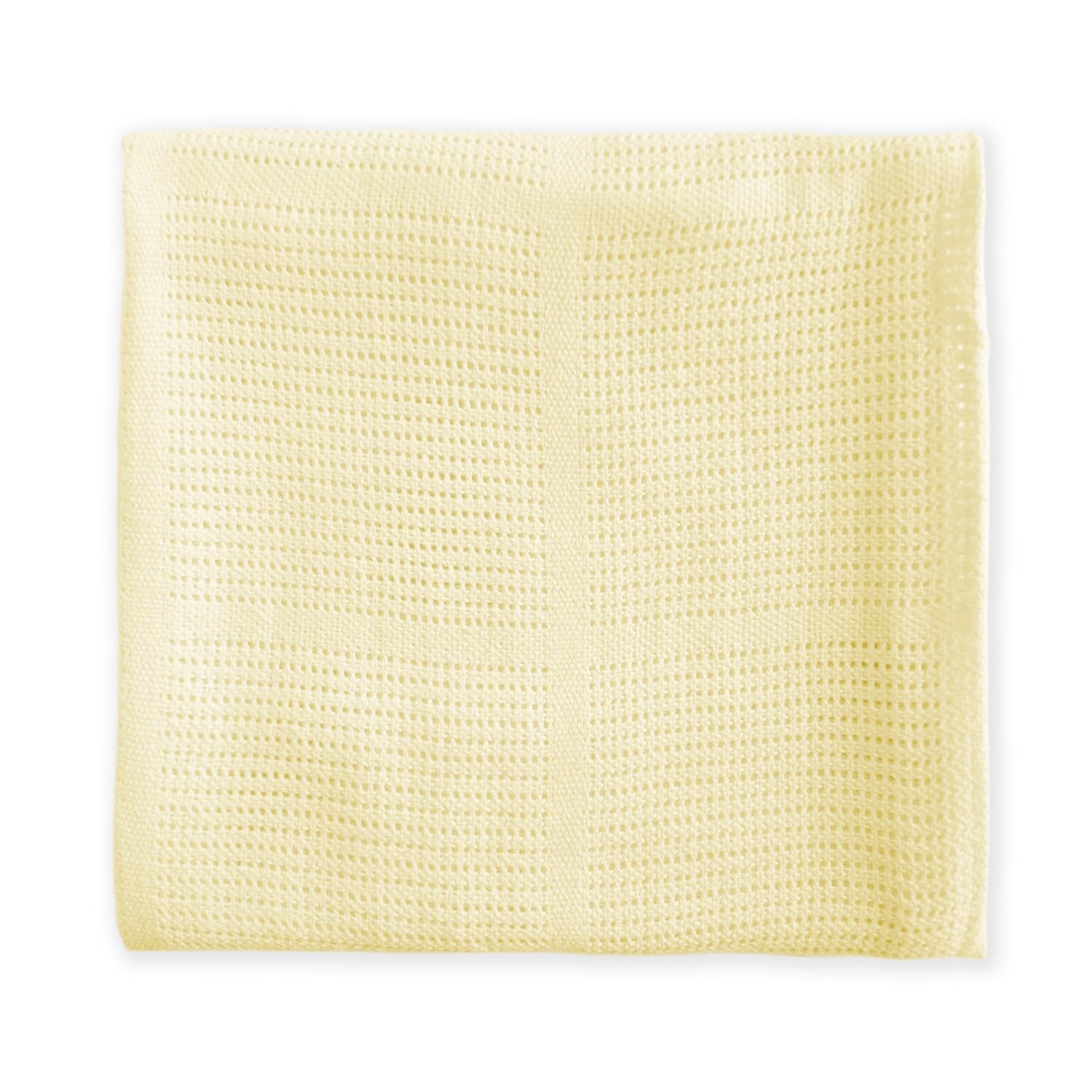 Amazing Baby Soft Yellow Cellular Blanket 44x44