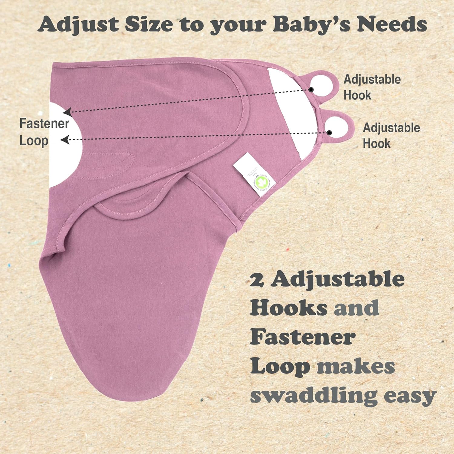Bublo Baby Swaddles 4-Pack Adjustable Sleep Sack
