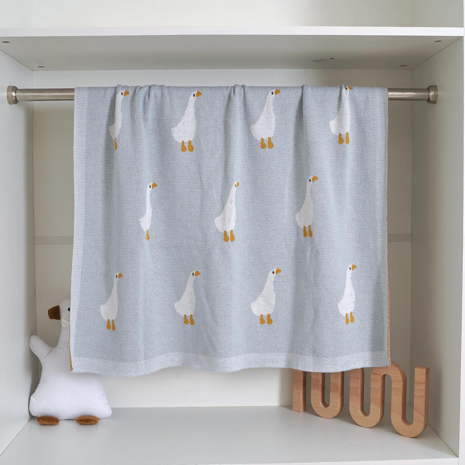 Mimixiong Soft Cotton Swaddling Blanket for Baby