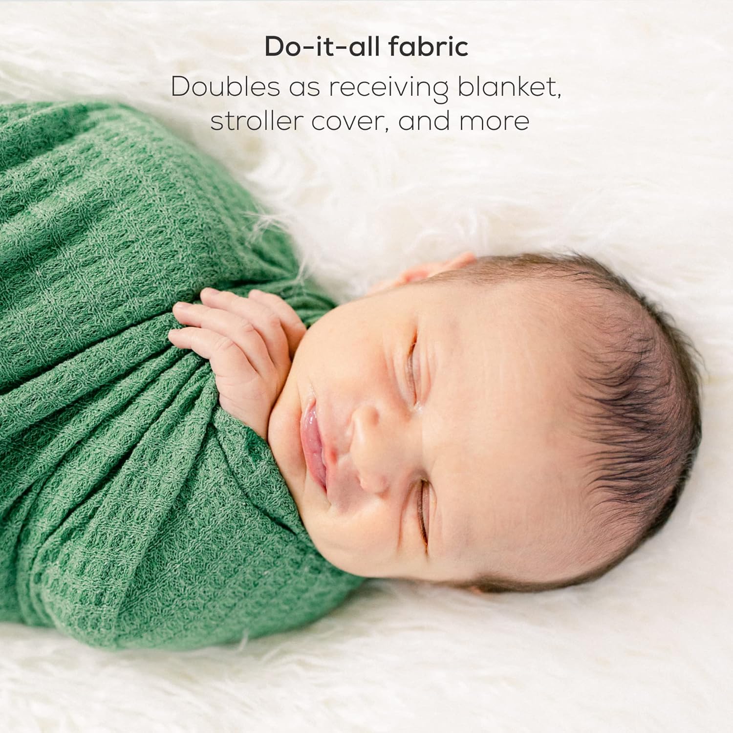 First Landings Newborn Swaddle Blankets - 3-Pack Gender Neutral 16x64