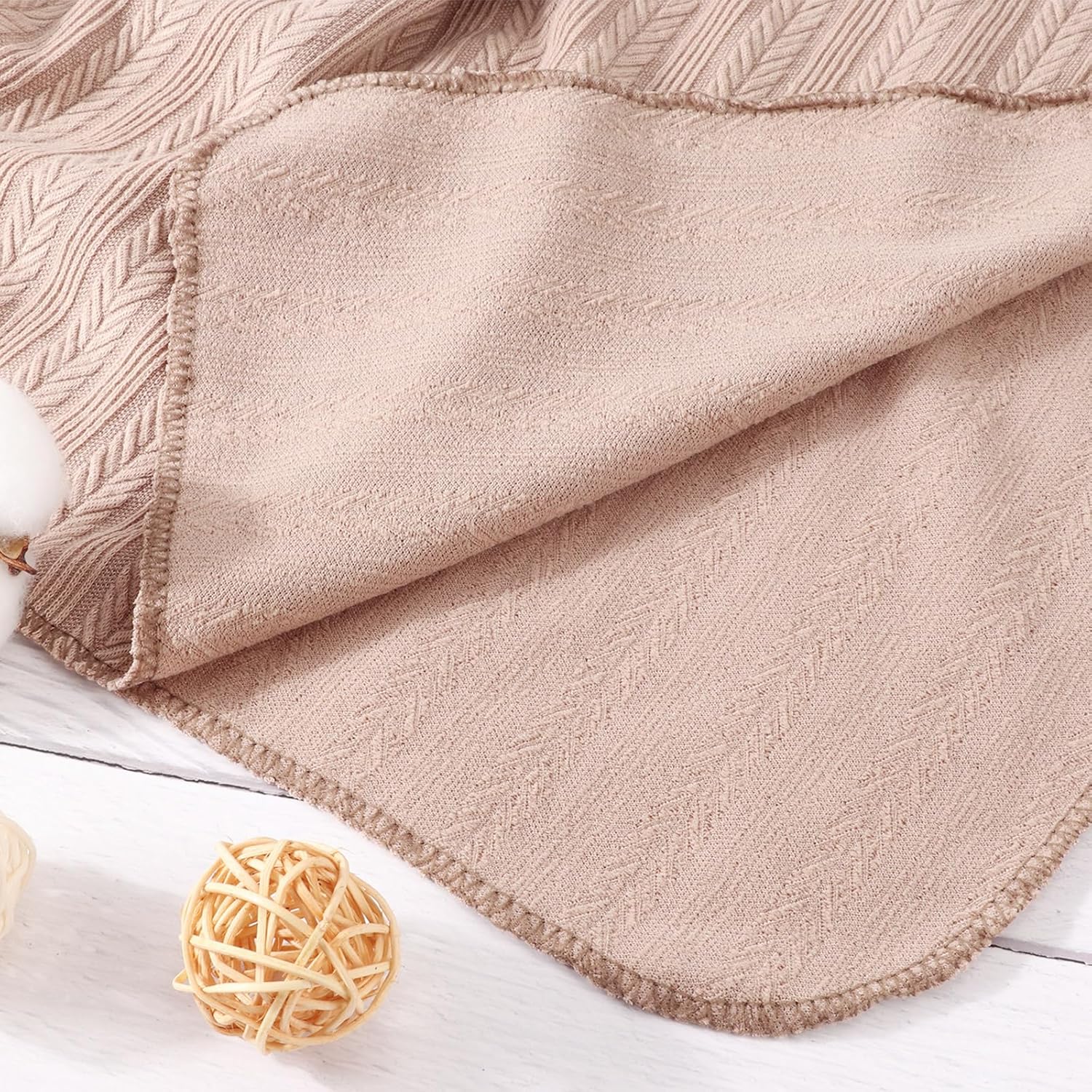 DRESHOW Baby Swaddle Blankets for Girls 4PCS Set