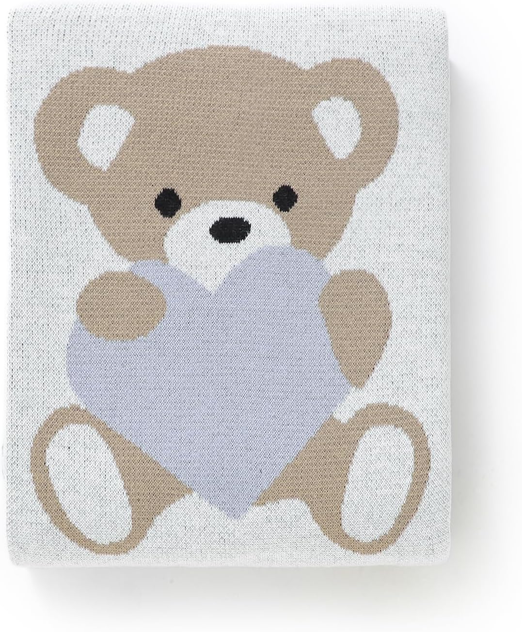 LAWKUL Baby Blanket Adorable Bear 40x30in Soft Swaddle
