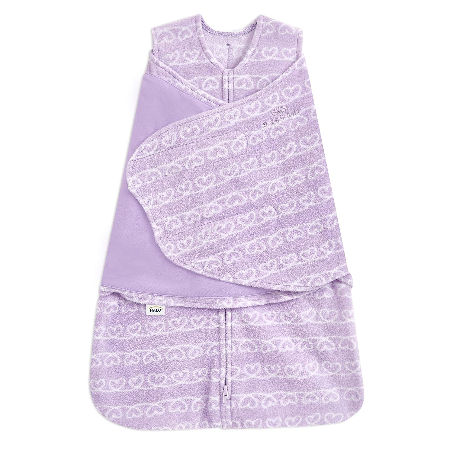 HALO Micro-Fleece Sleepsack Swaddle for 3-6 Months