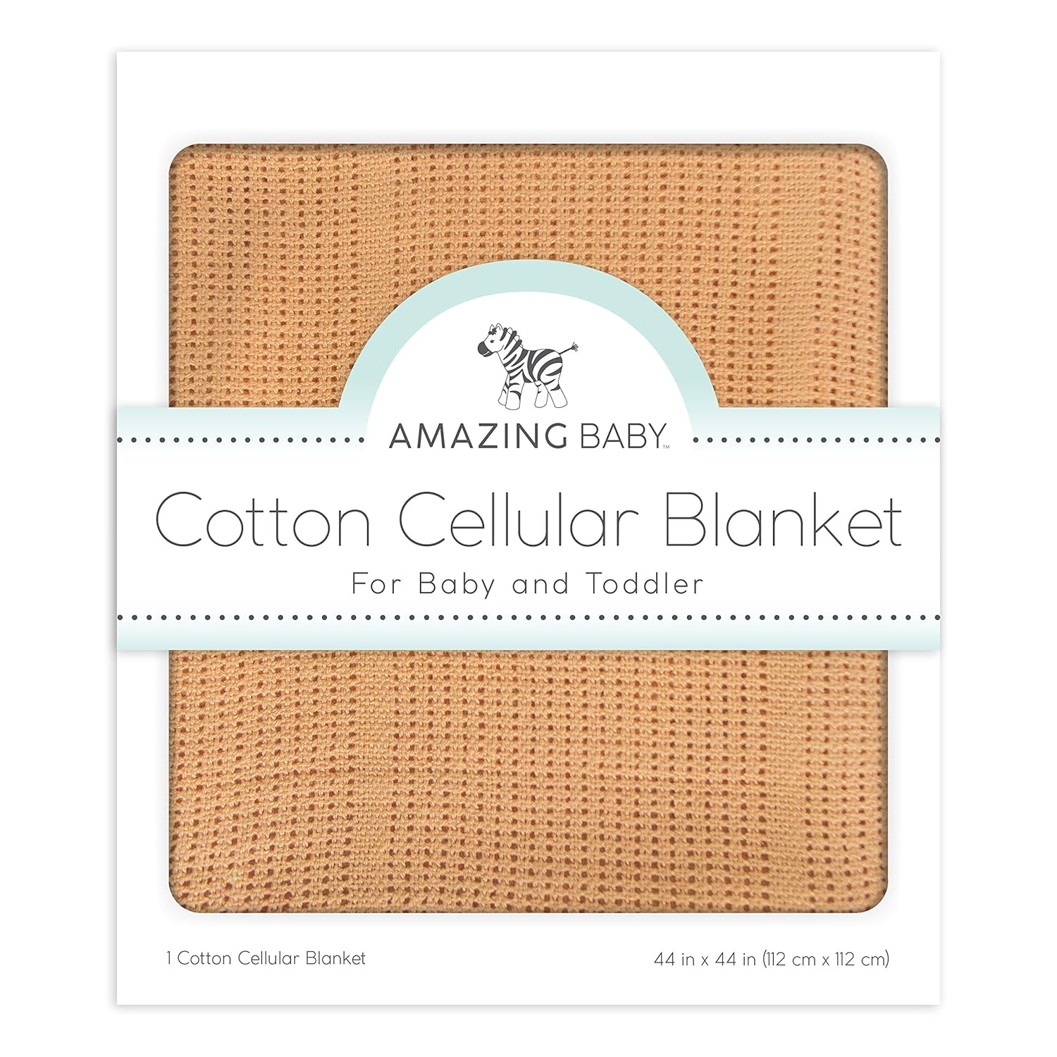 Amazing Baby Cellular Blanket - Ultra Soft 44x44 Inches