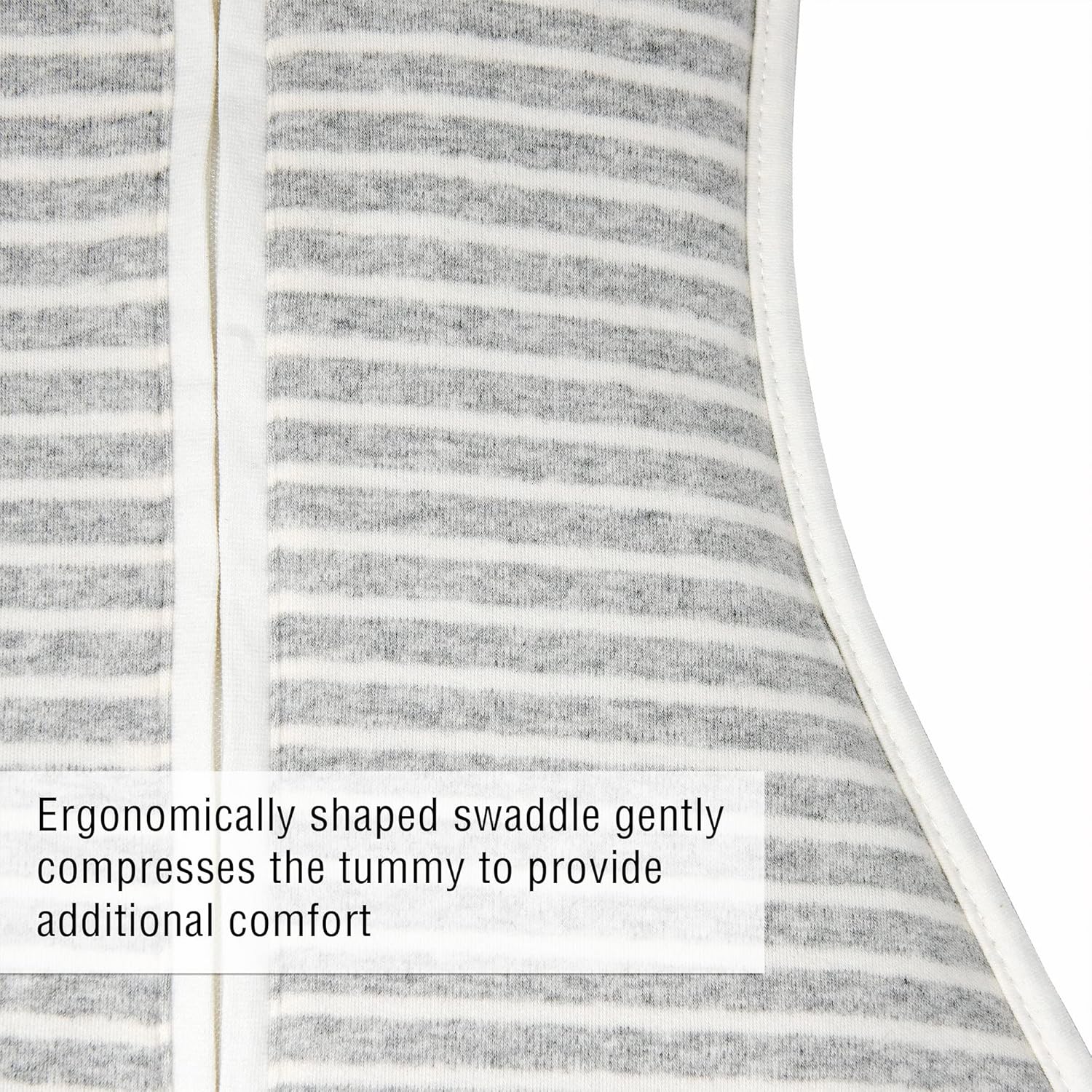 Woombie Original Baby Swaddling Blanket - Zipper Twilight Stripes 14-19 lbs