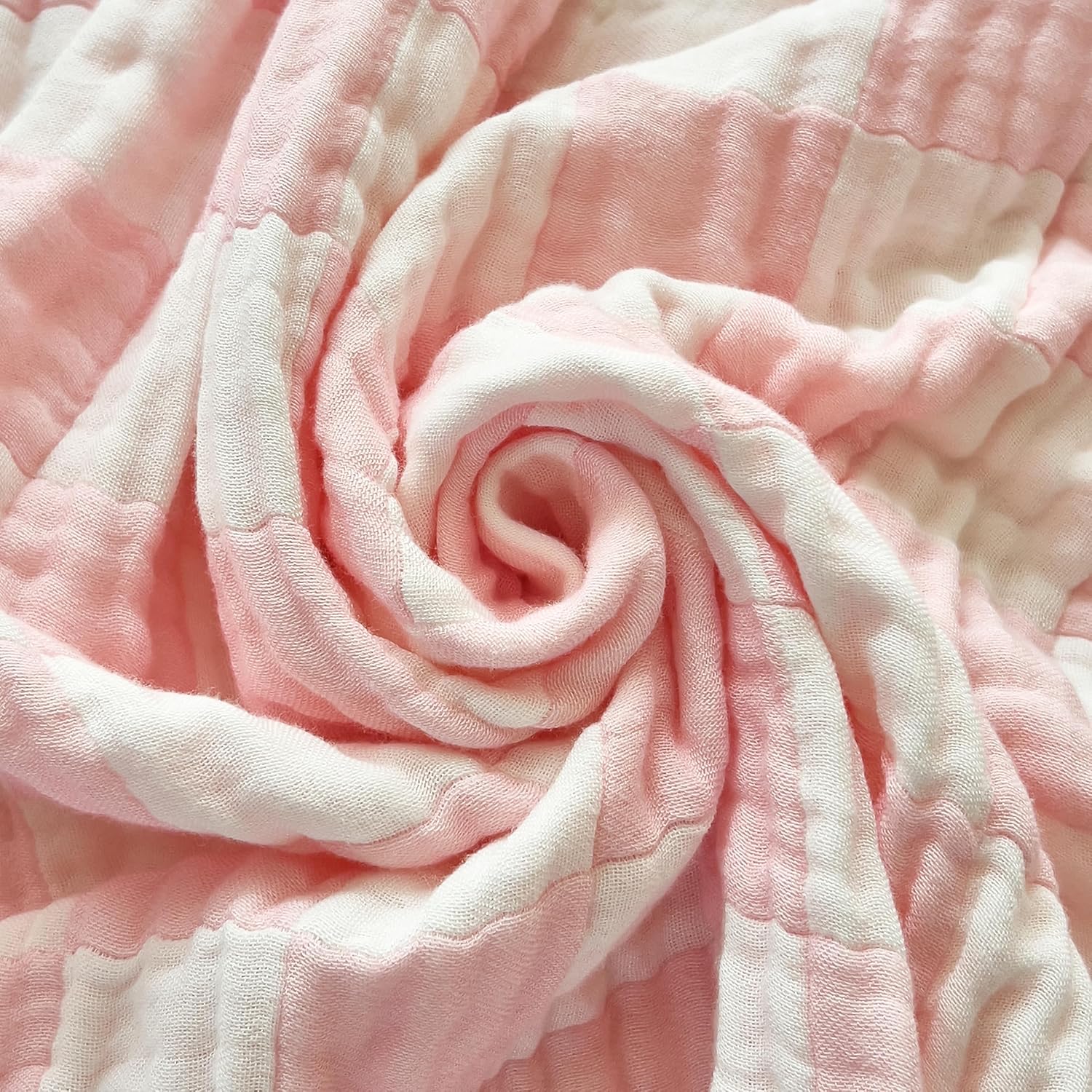 Ultra Soft Cozy Cotton Muslin Swaddle Blanket 41x41