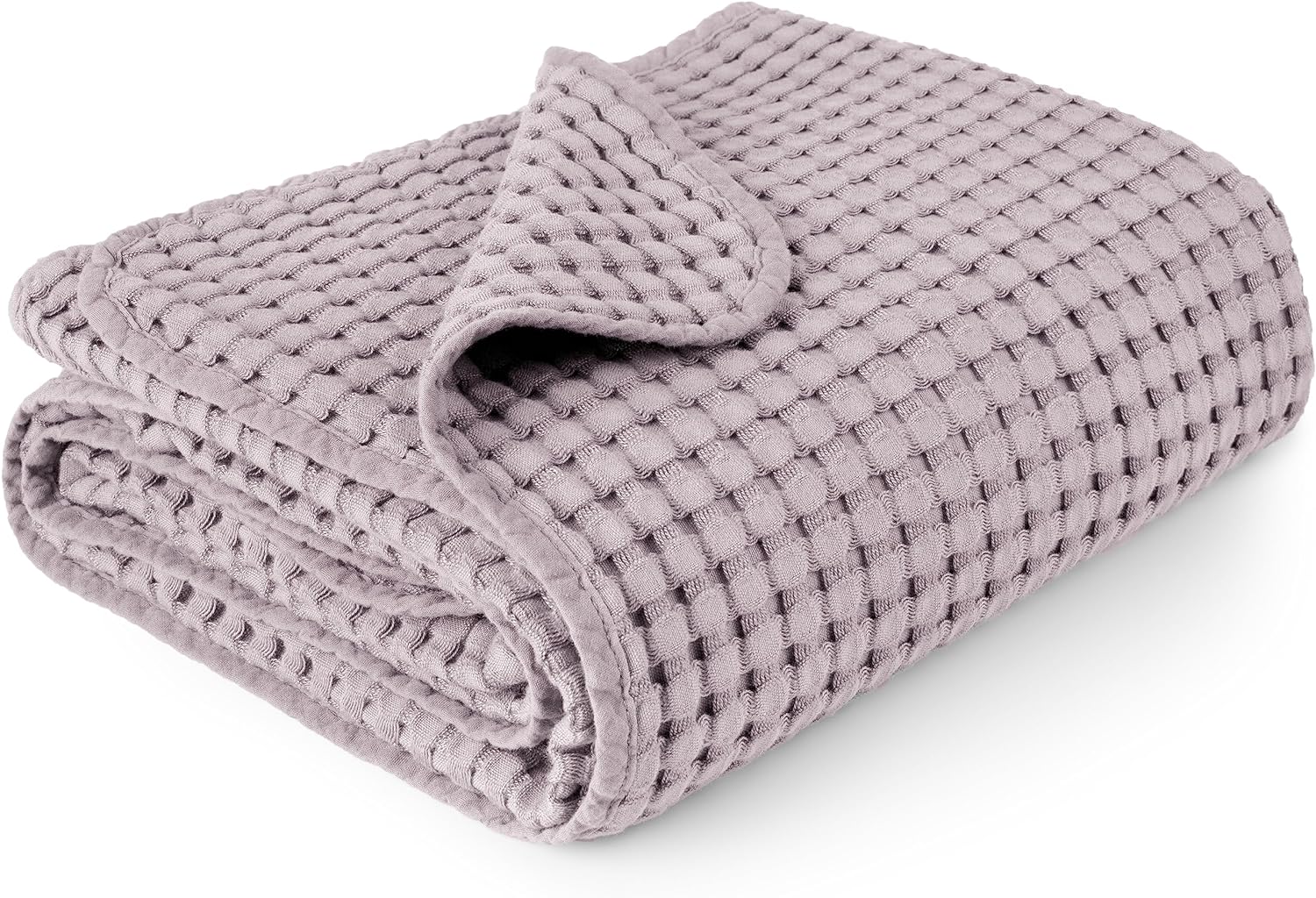 Konssy Waffle Baby Blanket - Soft Cozy Nursery Swaddle for Boys Girls