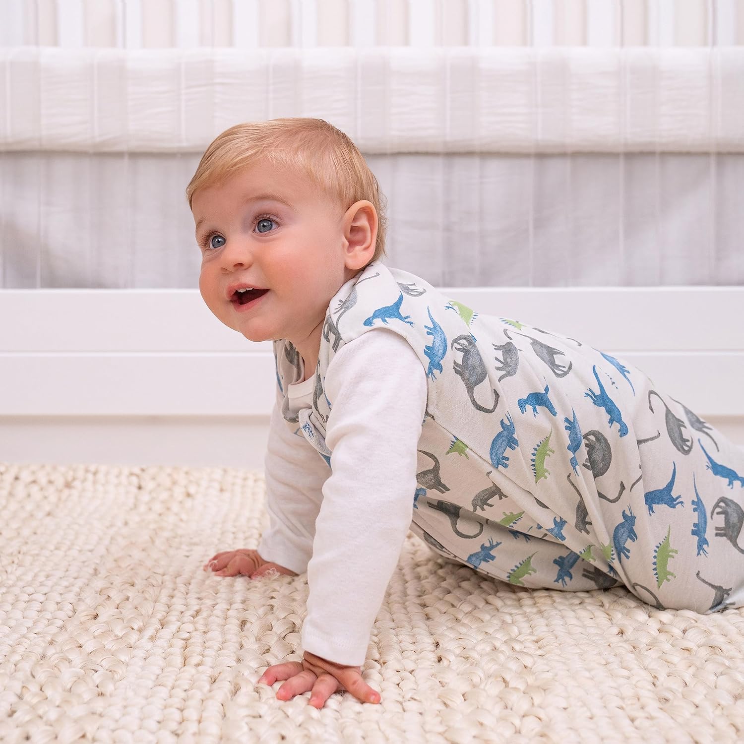 HALO SleepSack Dino Print 100 Cotton 0-6 Months