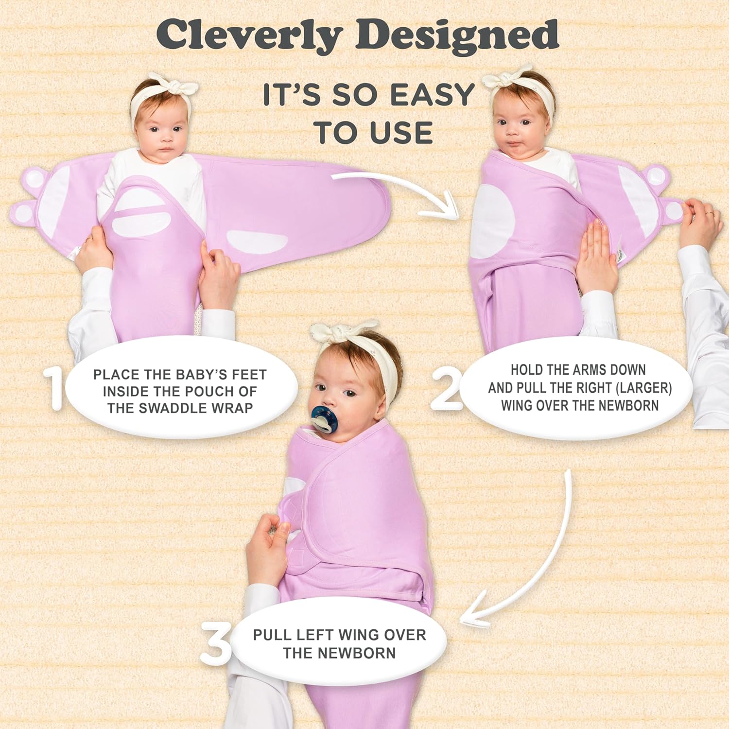 Bublo Baby Swaddles 4-Pack Adjustable Sleep Sack