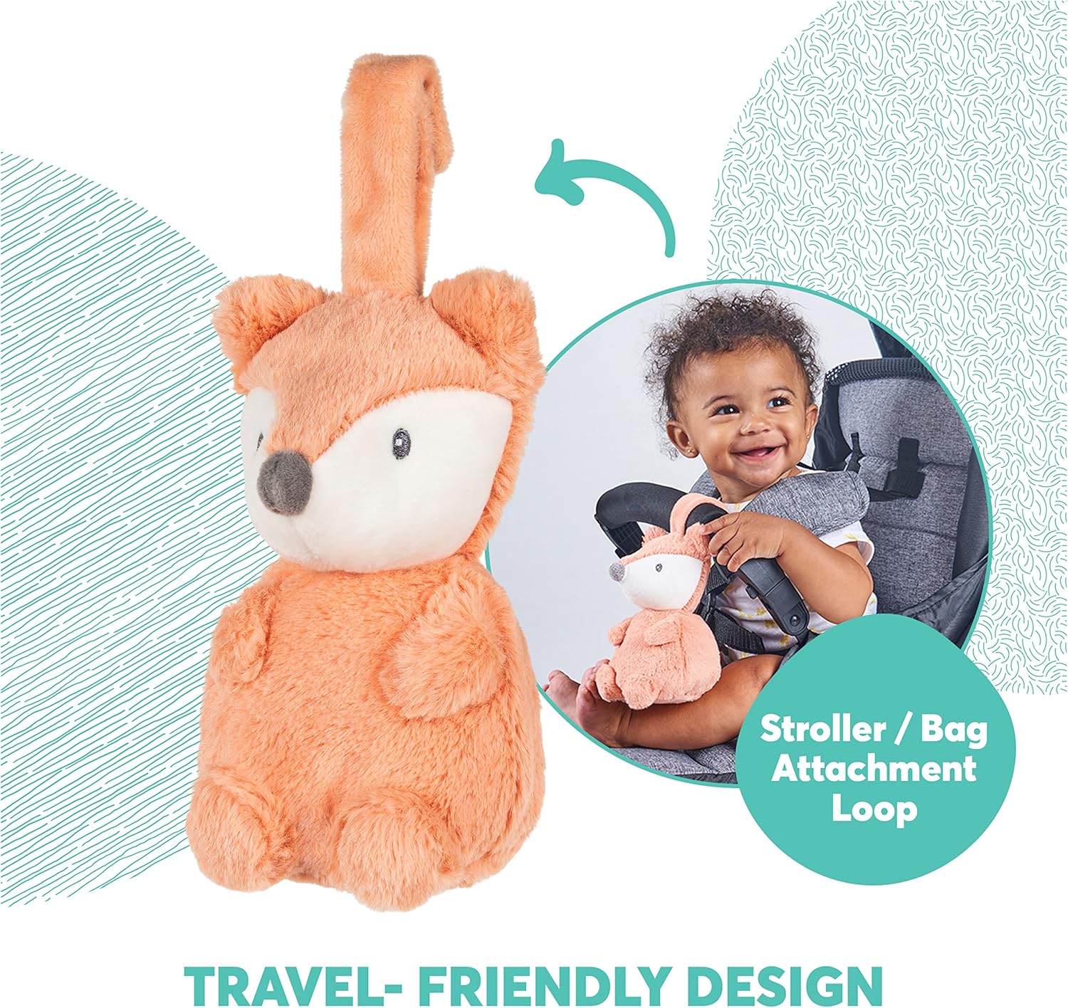 GUND Baby Lil Luvs Tuck-Away Lovey Fox