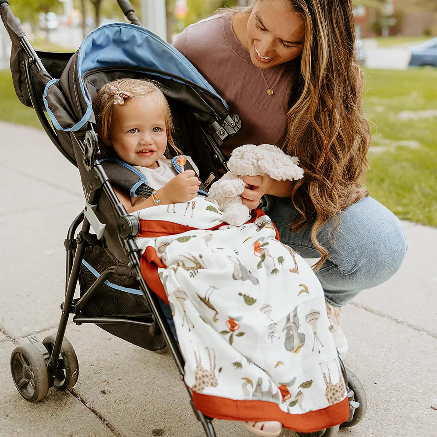 Little Unicorn Deluxe Muslin Receiving Blanket
