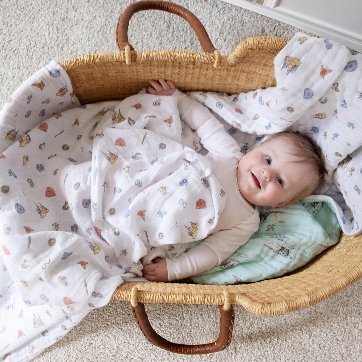 aden anais Swaddle Blanket 2 Pack - Baby Muslin for Girls Boys