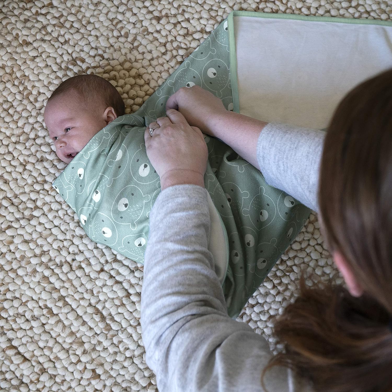 Ingenuity Naps Nights 2-Pack Swaddling Blanket Set - Kodi 1