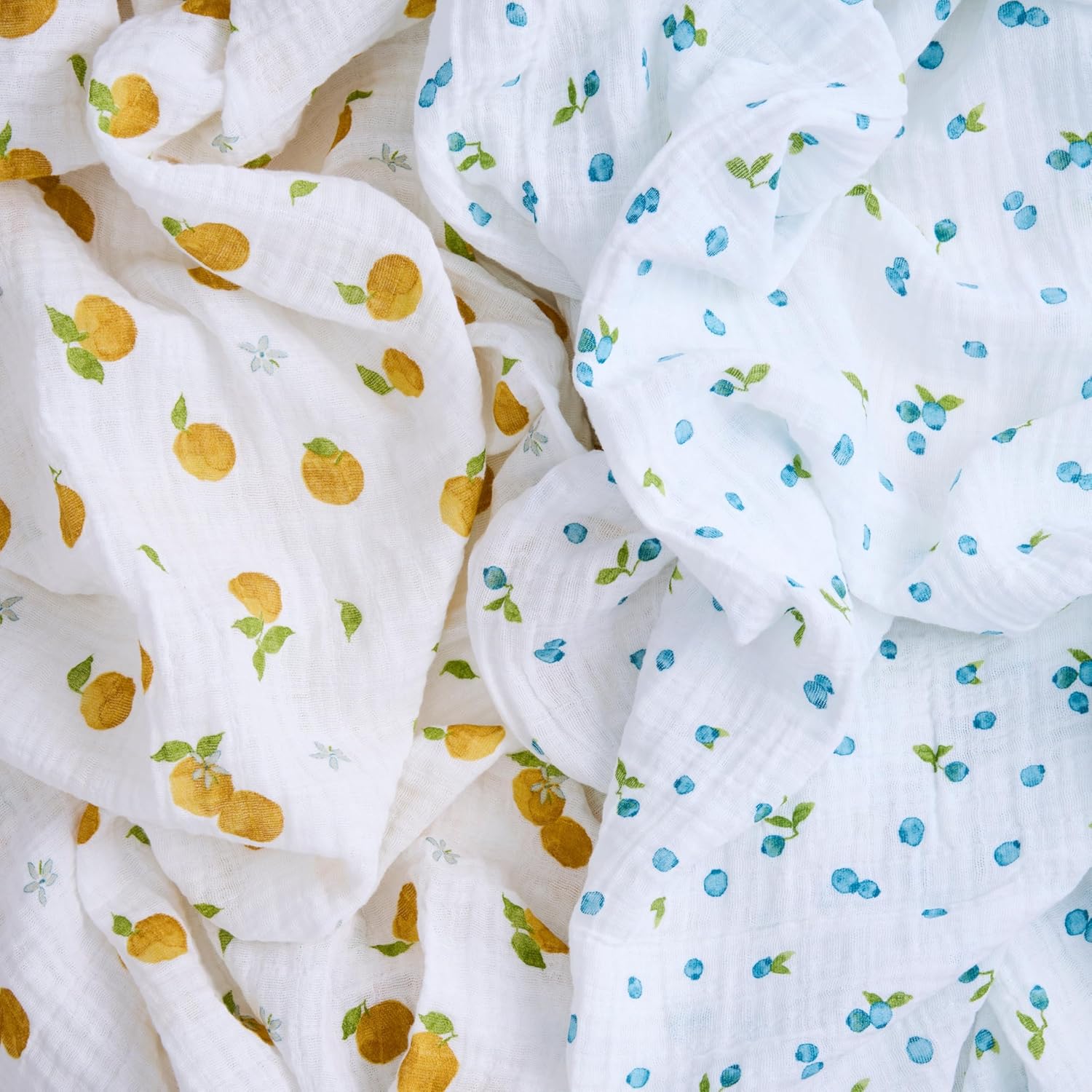 aden anais Organic Cotton Muslin Swaddle 2 Pack - Fresh Fruit