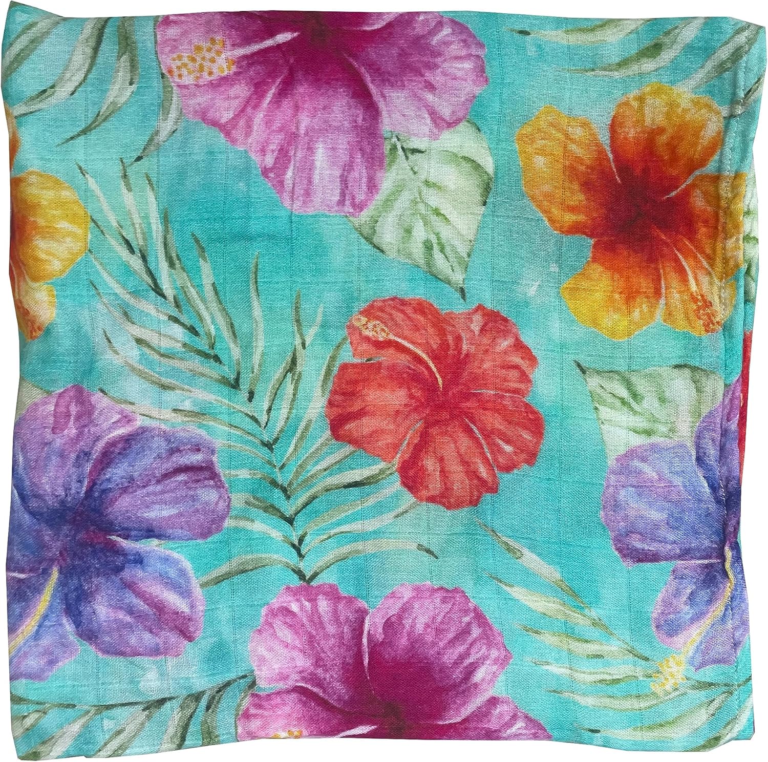 Florida Kid Co Hibiscus Baby Swaddle Blanket